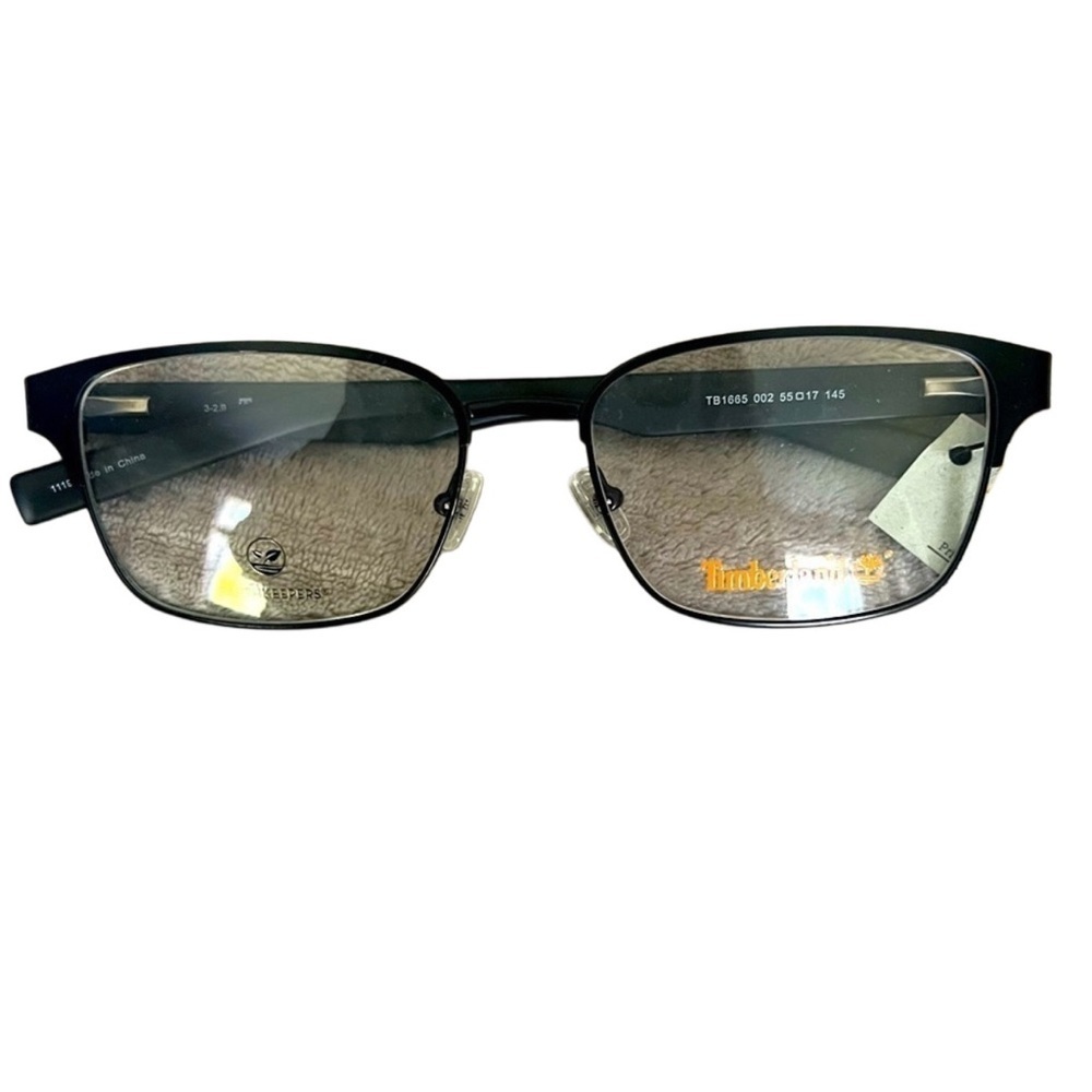 Men's Timberland Eyeglass Frames TB1665 002 Black Matte 55-17-145